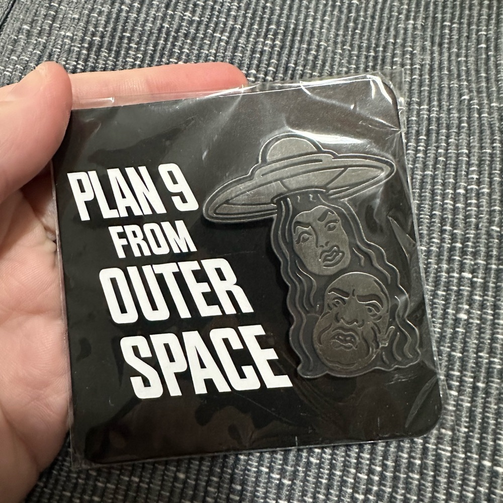 Horror Movie Large Enamel Pin Set Loot Crate Fright Jaws Plan 9 Little Red - Picture 4 of 6